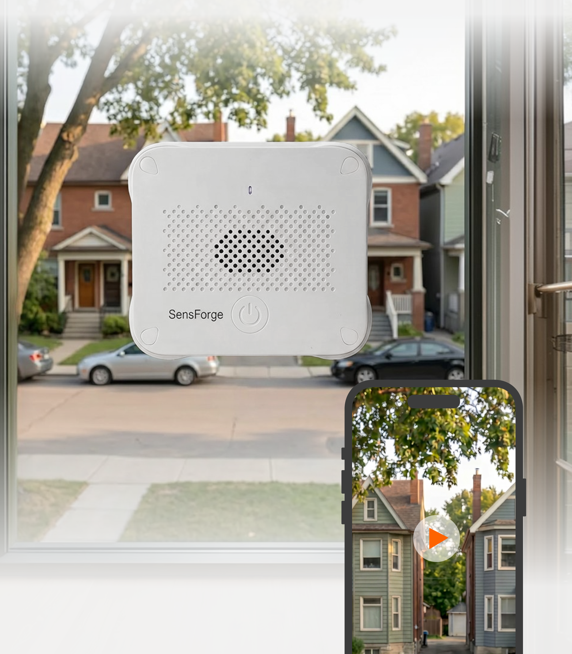 SensForge Battery Window Camera