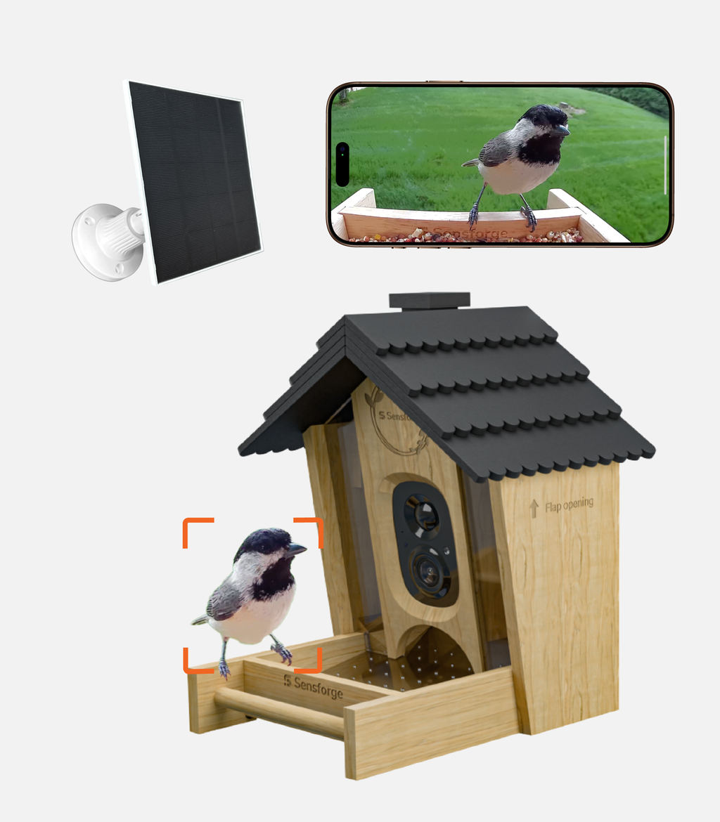 Sensforge Smart AI Bird Feeder Camera
