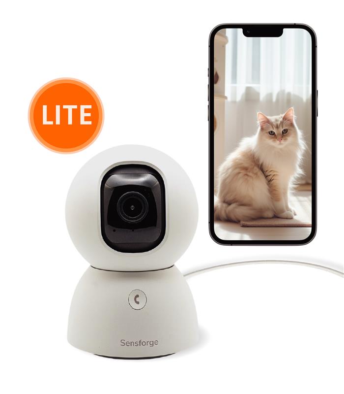 Sensforge Indoor Pan-Tilt Camera White Lite