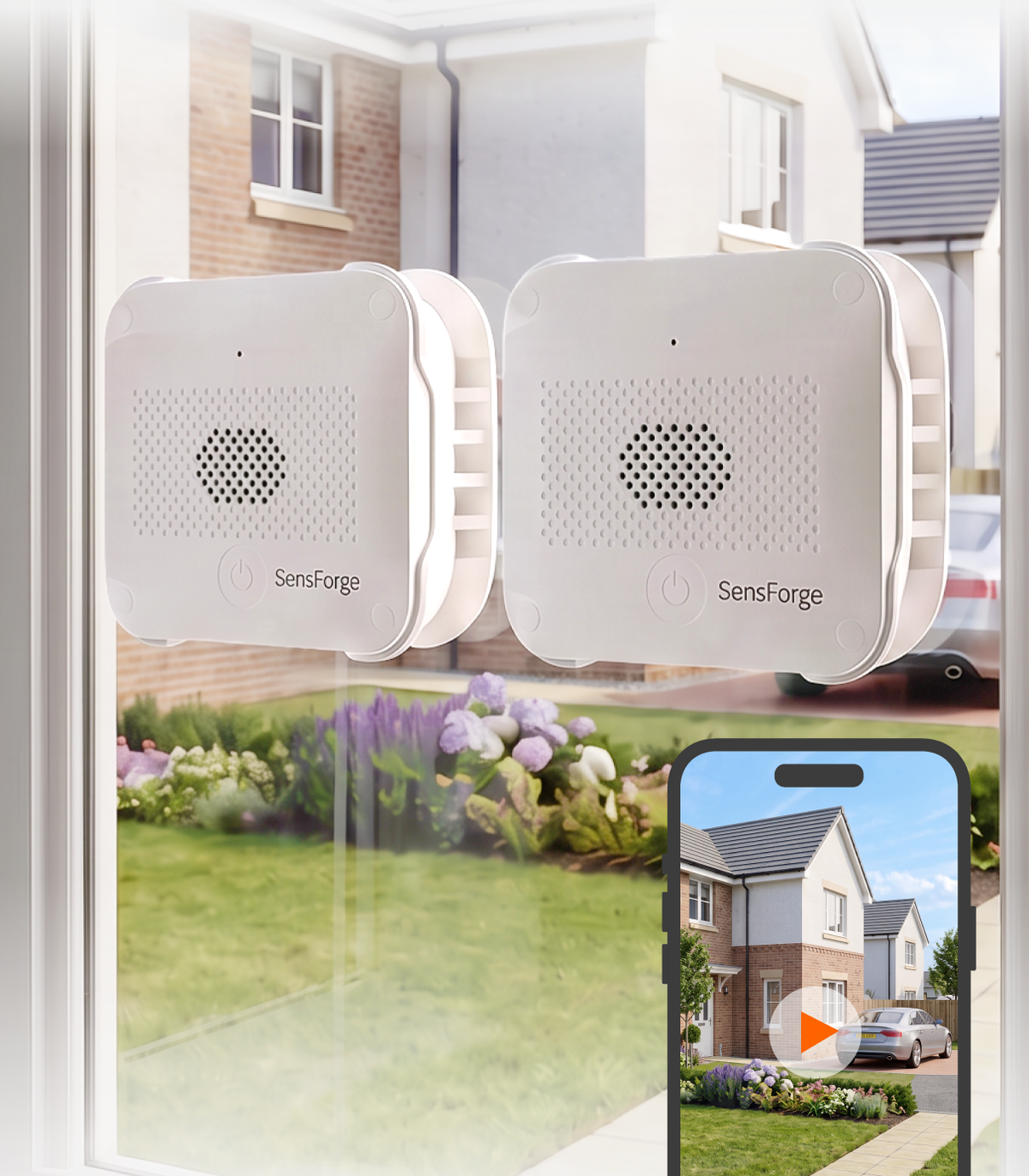 SensForge Battery Window Camera 2-Pack